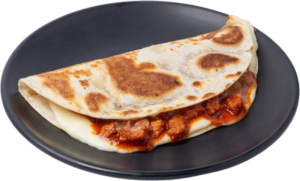 Montados con Frijoles y Asadero